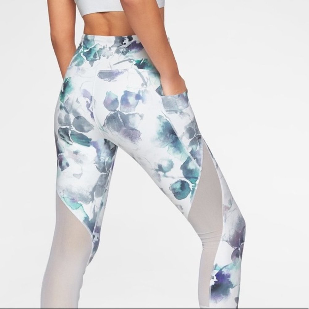 Athleta Floral Mudra 7/8 Tight - Picture 2 of 6